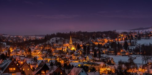Weihnachten in Seiffen Erzgebirge Sachsen Deutschland